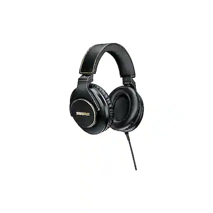 Front. Shure - Shure SRH840A Over-Ear Wired Headphones for Critical Listening & Monitoring - 2022 Version.