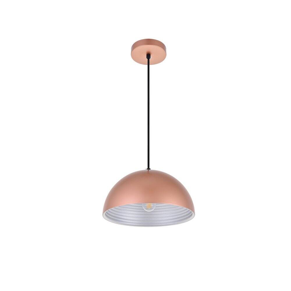 Left. Living District - Circa 1 Light Honey Gold Pendant - Honey Gold.