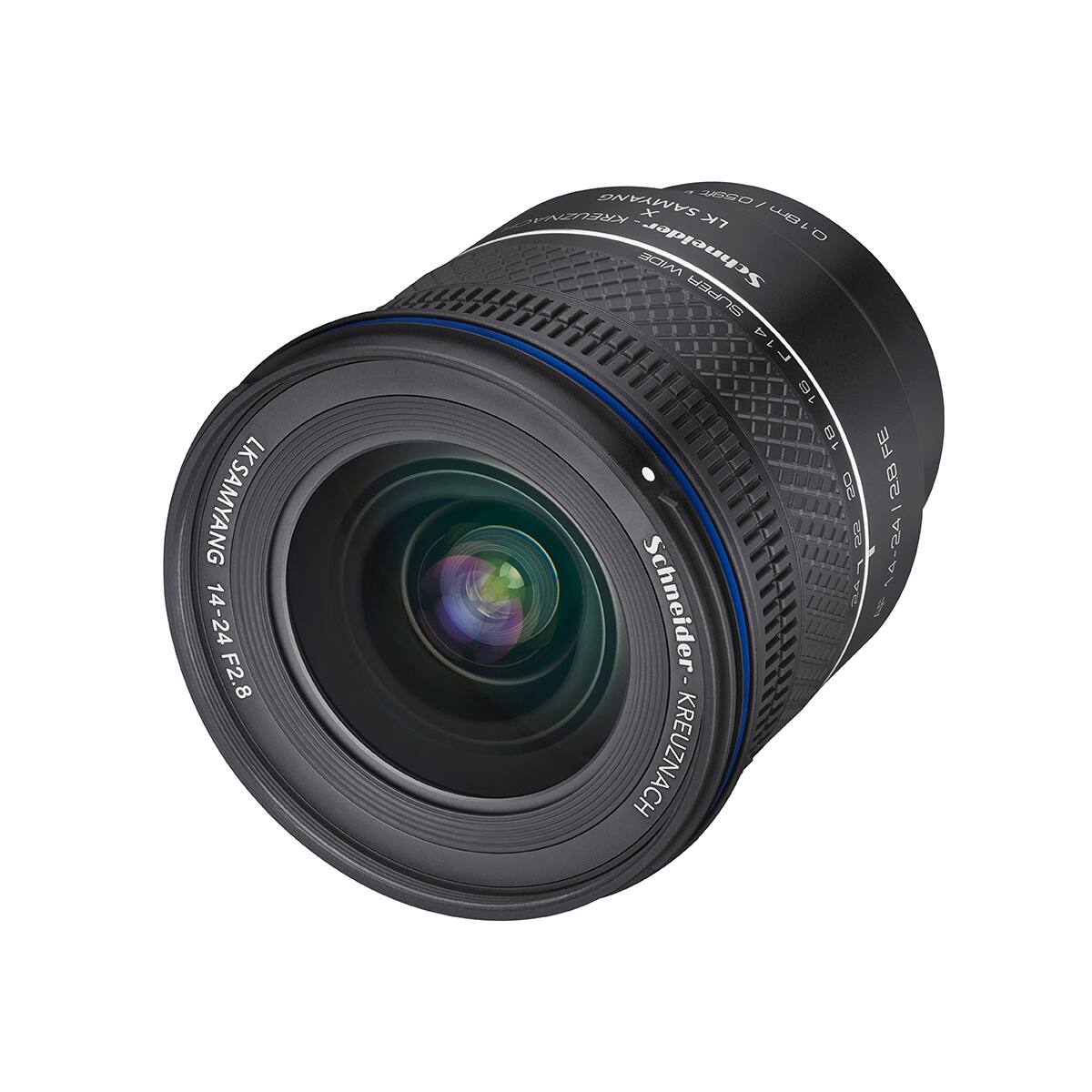LKSAMYANG 14-24 F2.8  
SAMYANG 0.59fc / KREUZNACH X  
w8 o WIDE Schneider SUPER F14 16 18 20 Schneider I KREUZNACH  
FE 2.8 I 45-4