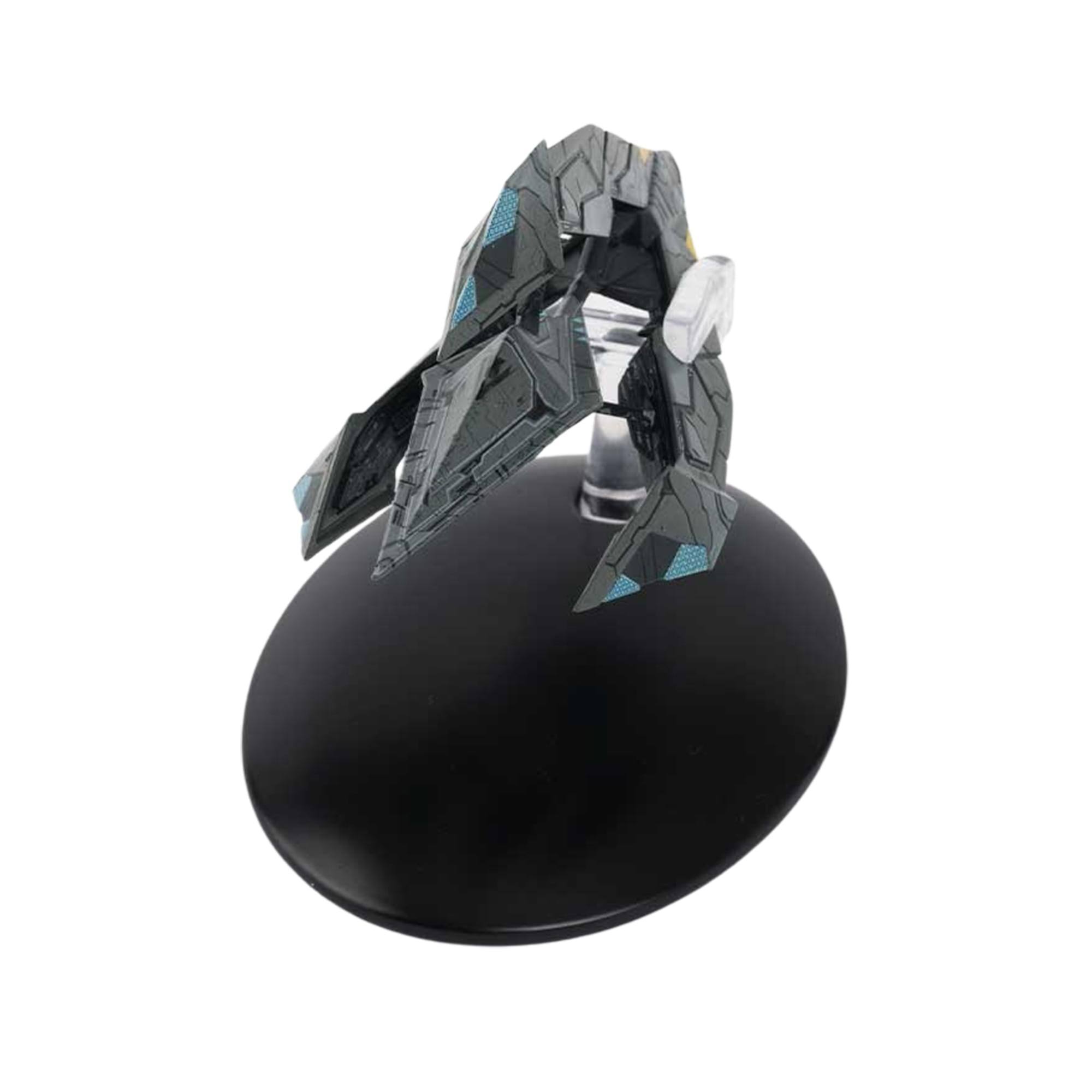 Alt View 10. Eaglemoss - Eaglemoss Star Trek Starship Replica | Recluse Class Tholian Carrier - Black/White.