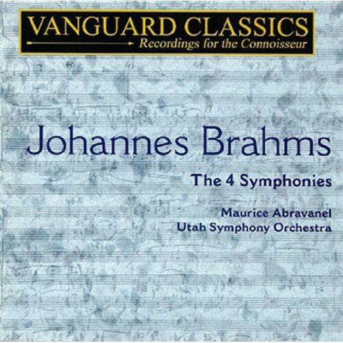 VANGUARD CLASSICS  
Recordings for the Connoisseur  

Johannes Brahms  
The 4 Symphonies  

Maurice Abravanel  
Utah Symphony Orchestra