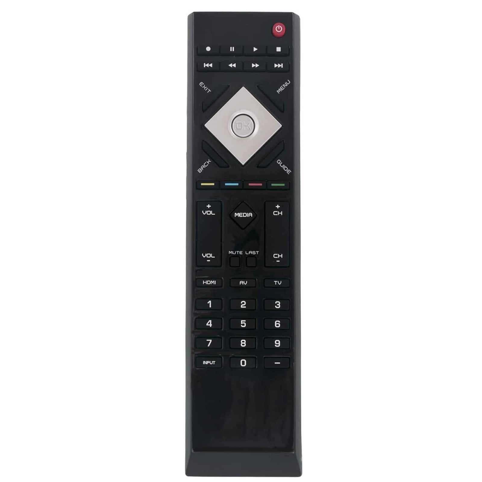 WINFLIKE - New VR15 IR Replacement  Remote Compatible with Vizio LCD TV  - Black