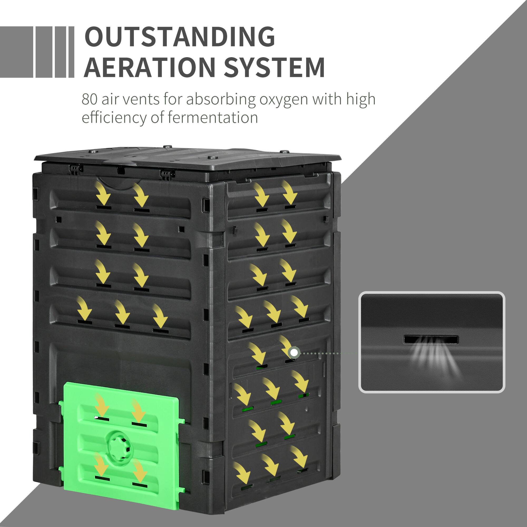 OUTSTANDING AERATION SYSTEM

80 air vents for absorbing oxygen with high efficiency of fermentation