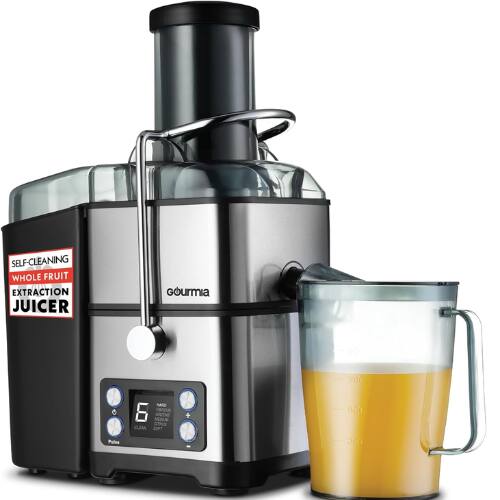 SELF-CLEANING WHOLE FRUIT EXTRACTION JUICER  
Gourmia 200  
700 N  
FOCUS ON  
TAS MDLA  
Th CLIMN SOFT +  
500  
Paler  
300