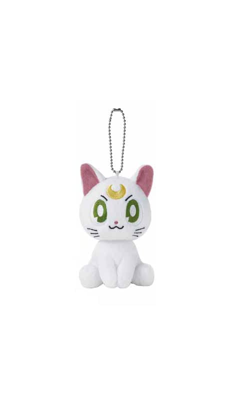 Alt View 1. Banpresto - Banpresto Sailor Moon Artemis 4 Inch Plush Keychain.
