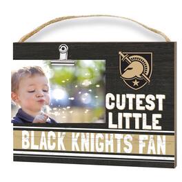 Jardine - Army Knights 8'' x 10'' Cutest Little Team Logo Clip Photo Frame - Black