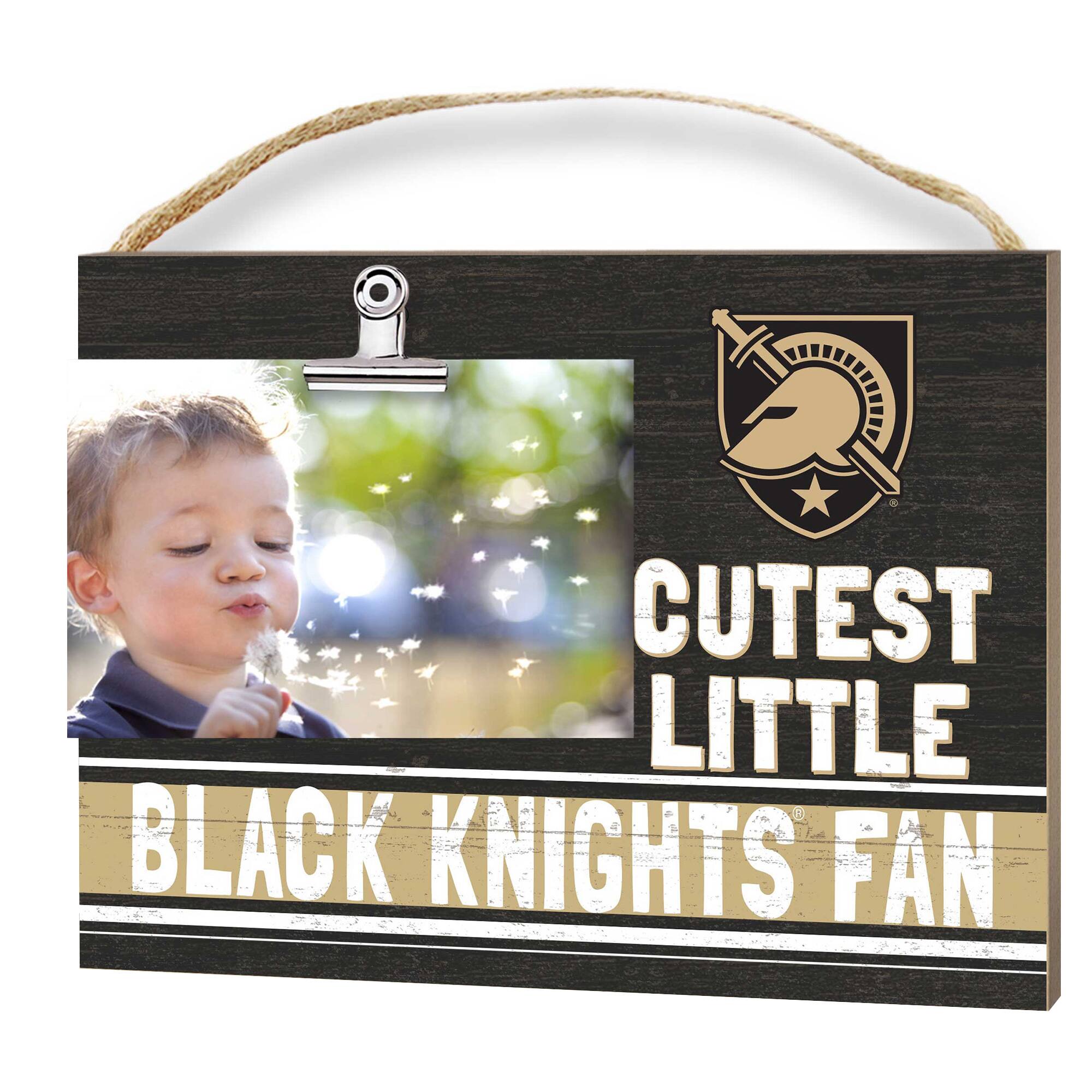 Army Black Knights 8'' x 10'' Cutest Little Team Logo Clip Photo Frame
