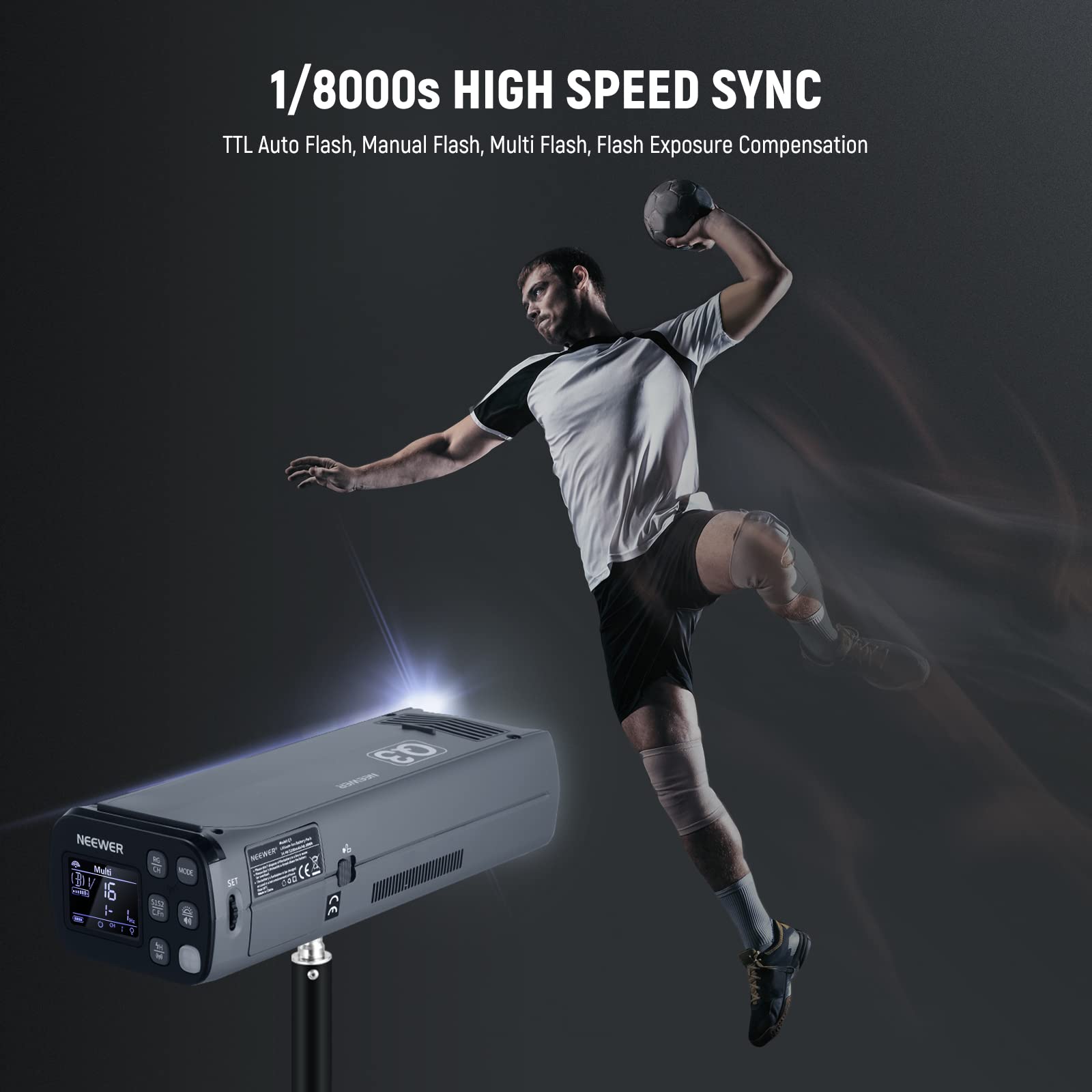 1/8000s HIGH SPEED SYNC TTL Auto Flash, Manual Flash, Multi Flash, Flash Exposure Compensation

NEEWER Nd V 16 10 7 Cn OPTS - - NTRT + C 1
