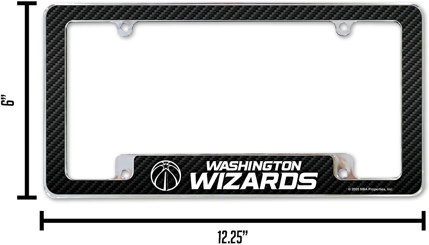 WASHINGTON WIZARDS  
2020 NBA Properties, Inc.  

6"  
12.25"