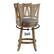 Alt View 11. OSP Home Furnishings - Miller Swivel Counter Stool - Dove/Medium Oak.
