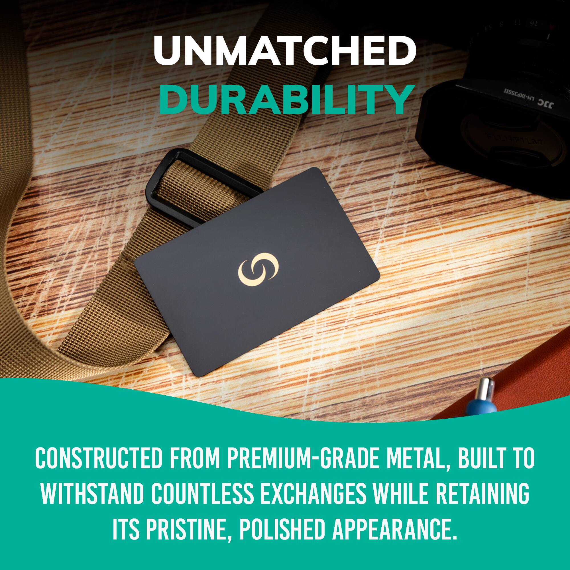 UNMATCHED DURABILITY

CONSTRUCTED FROM PREMIUM-GRADE METAL, BUILT TO WITHSTAND COUNTLESS EXCHANGES WHILE RETAINING ITS PRISTINE, POLISHED APPEARANCE.