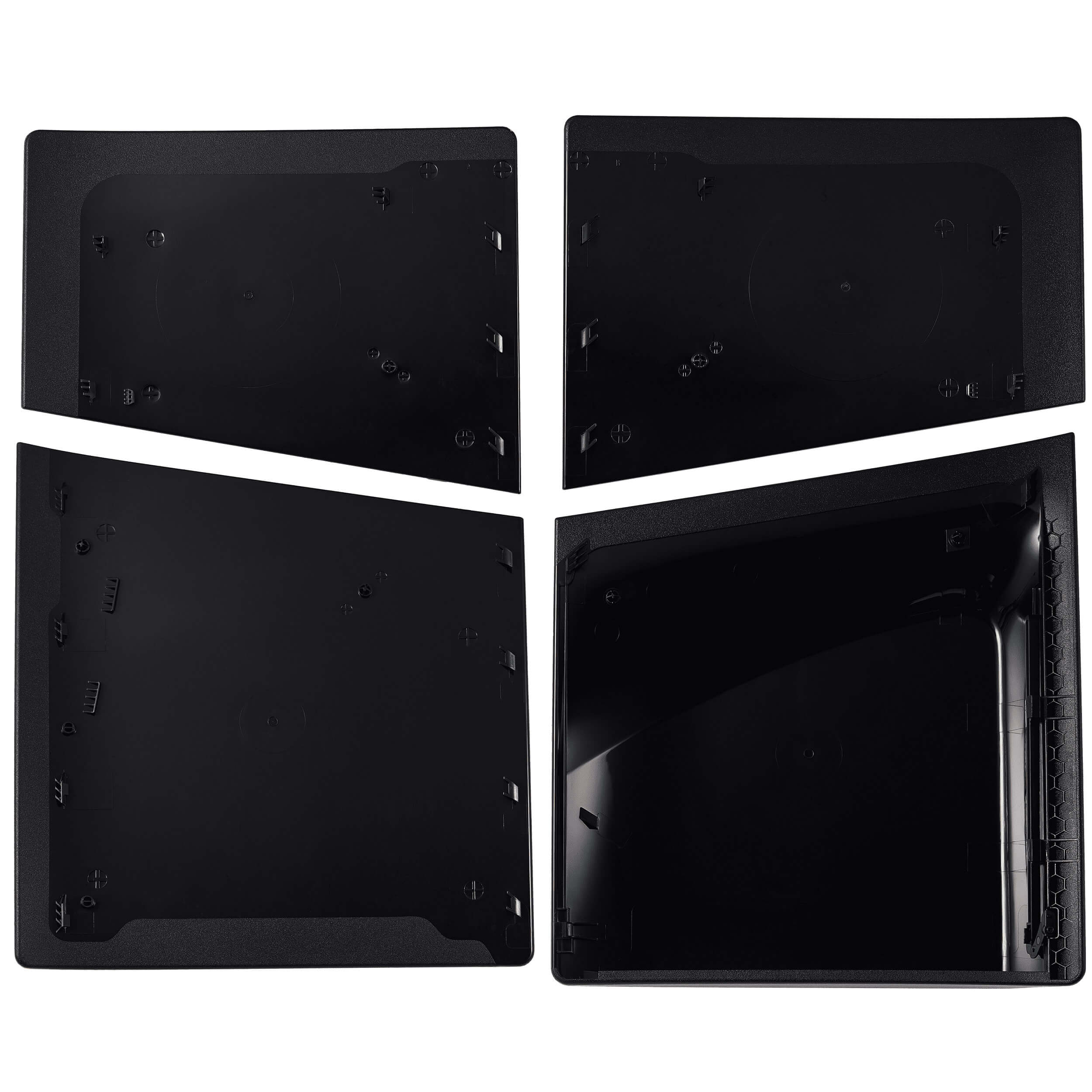 Back. MobileSentrix - Spider-Man - PlayStation 5 Slim Disc Edition Compatible Console Faceplate Covers - Black/Red.