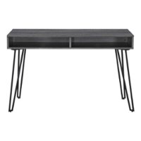 OSP Home Furnishings - Writing Desk 48" - Gray - Front_Zoom