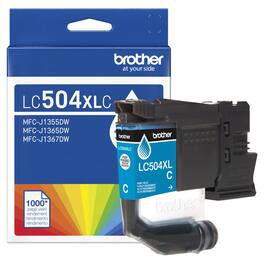 Brother - Genuine LC504XLC High Yield Ink Cartridge - Cyan