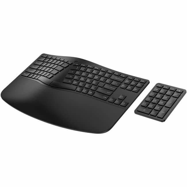 Front. HP - HP 965 Keyboard - Wireless Connectivity - Bluetooth - 33 ft - USB Type A Interface - Dictation, Language Switch Hot - Black.