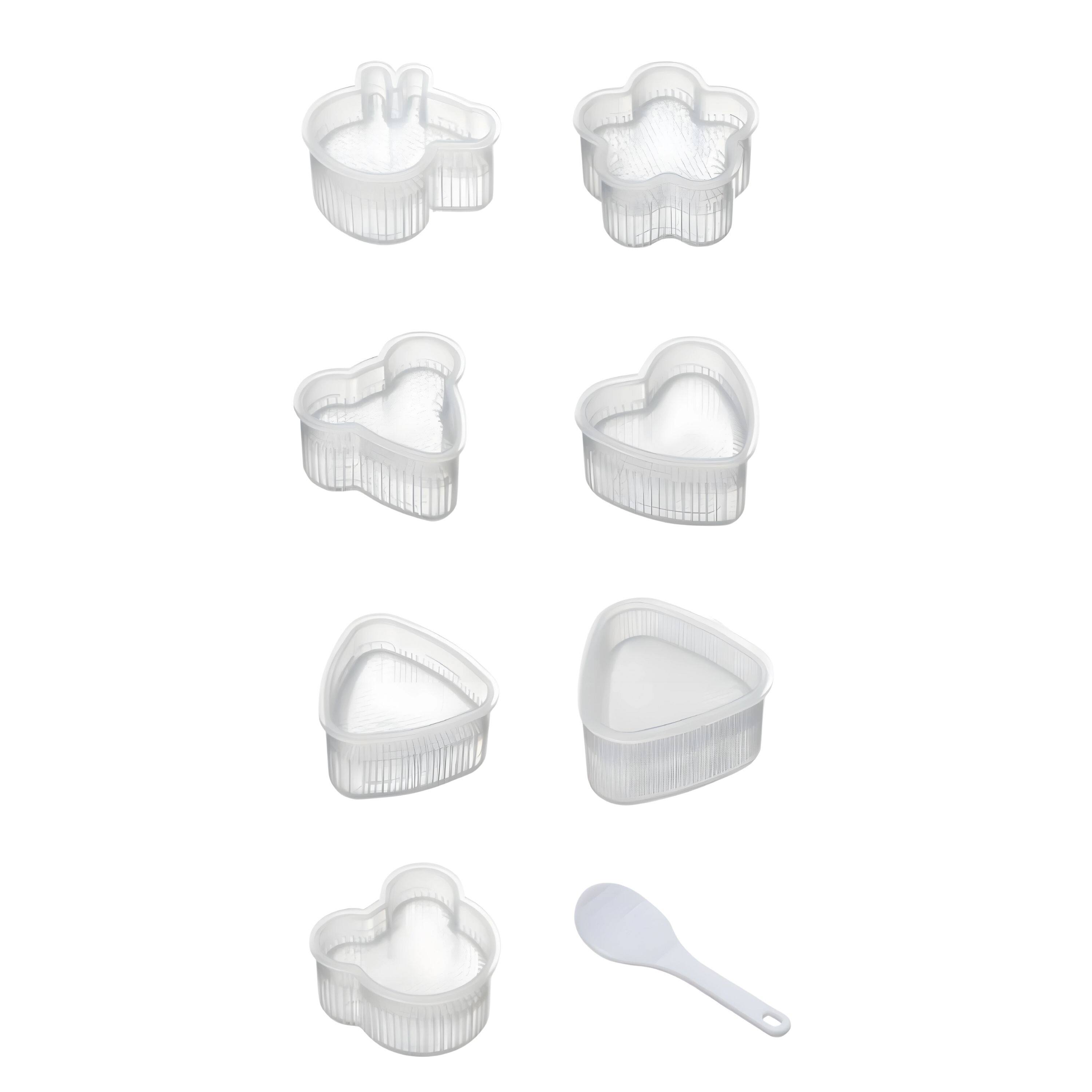 Kitcheniva - Kitchen Sushi Mold Rice Ball Making Kit - White