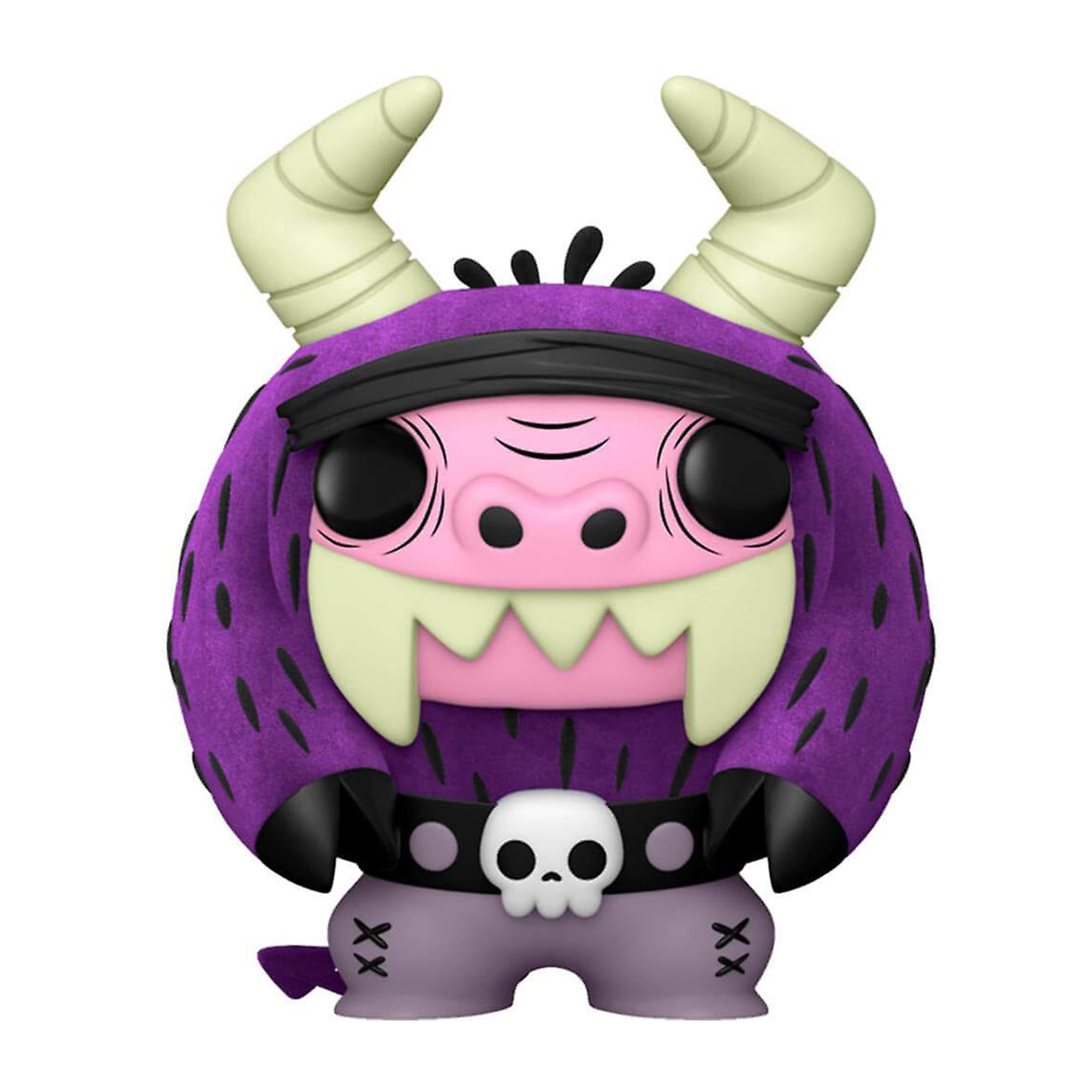 Alt View 1. Funko - Foster's Home for Imaginary Friends Funko POP | Eduardo (Flocked) - Purple.