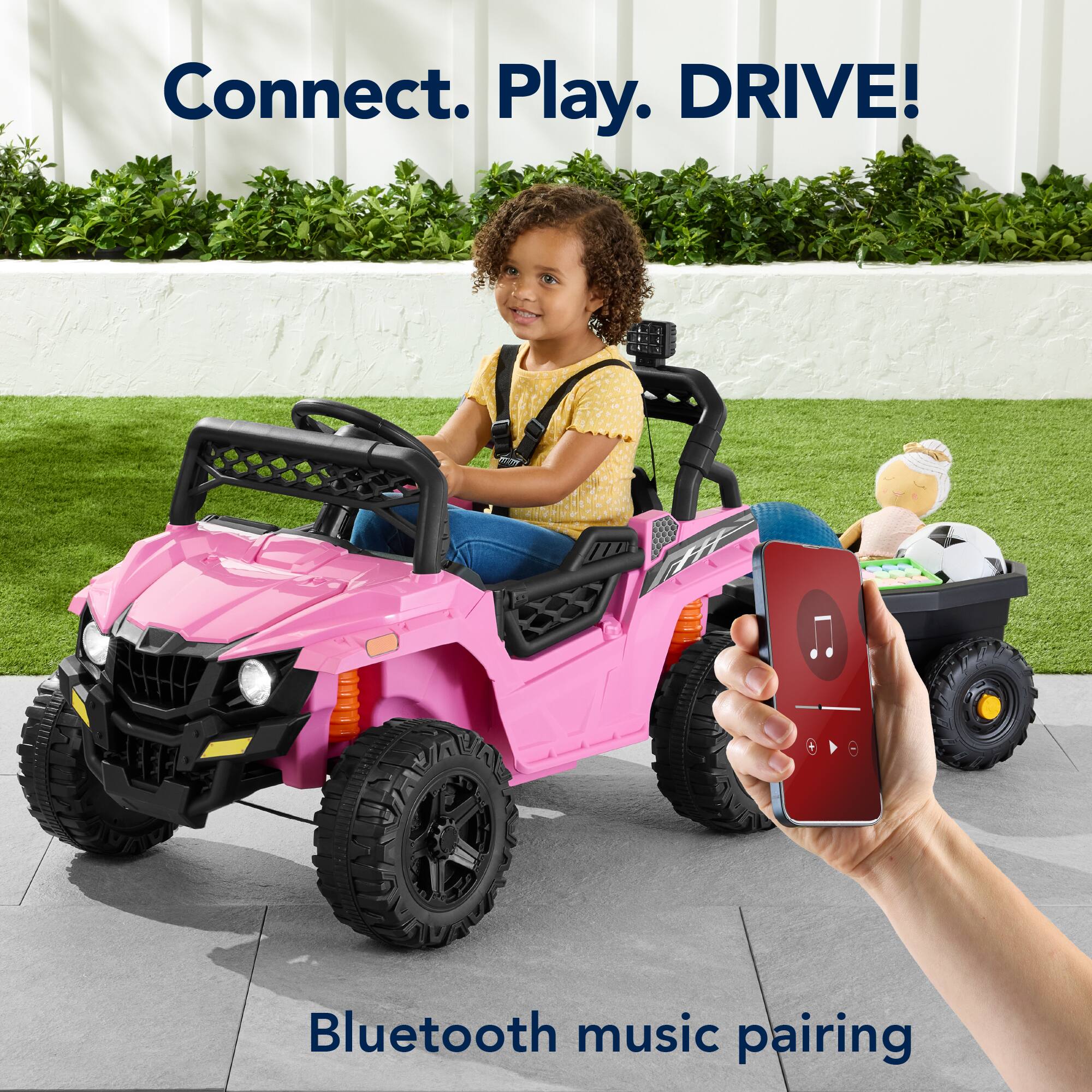 Connect. Play. DRIVE! Bluetooth music pairing