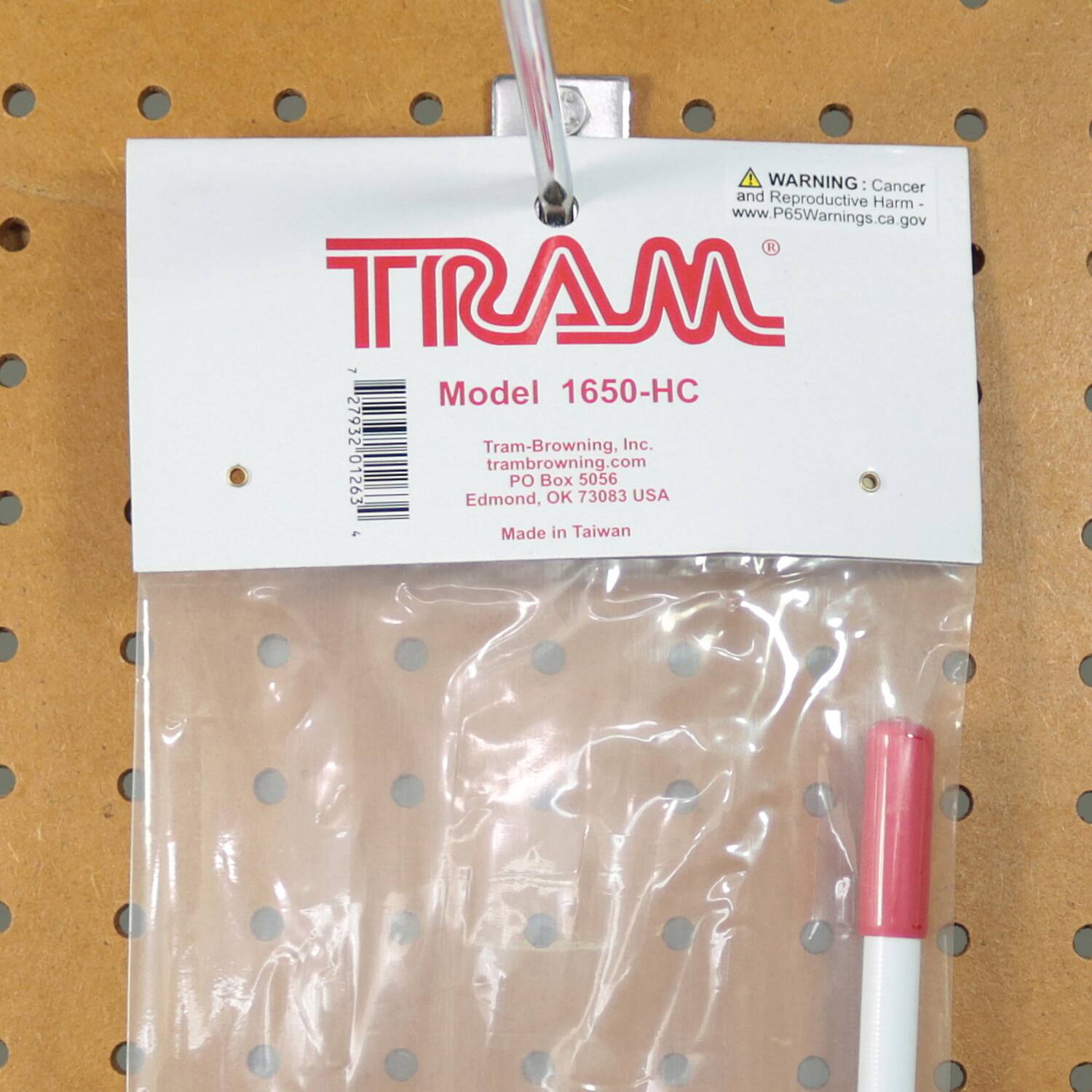 **TRAM**

**Model 1650-HC**

Tram-Browning, Inc.  
tram-browning.com  
PO Box 5056  
Edmond, OK 73083 USA  
Made in Taiwan

**WARNING:** Cancer and Reproductive Harm - www.P65Warnings.ca.gov