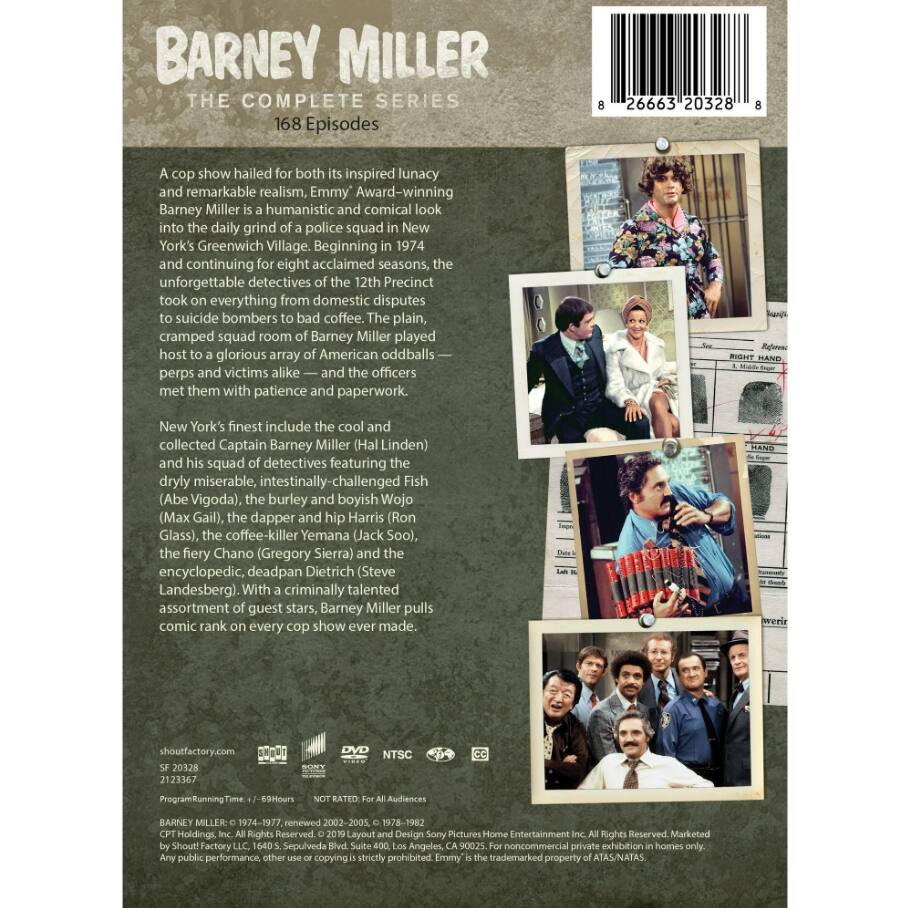 Left. Barney Miller: The Complete Series   - DVD.