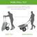 PUSH, PULL, TILT
Moving around your lawn or garden is made simple with 2 rubber wheels and a handle that allows easy tilting and pulling
EASY TILT
PUSH OR PULL
