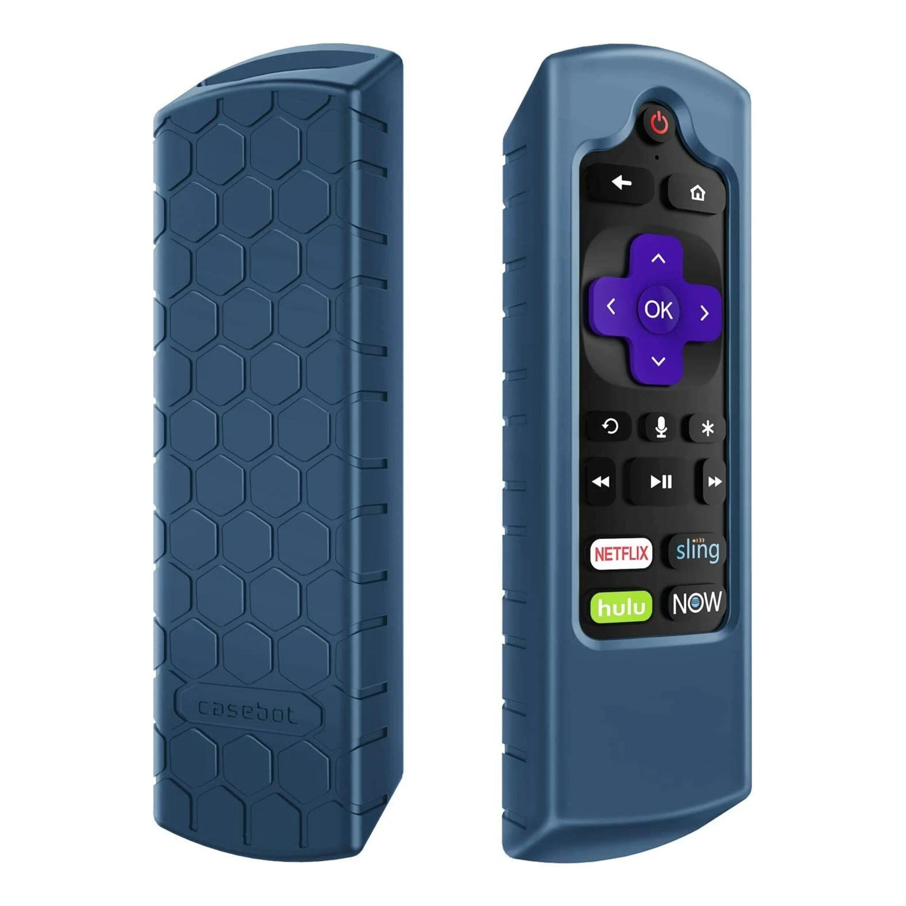 Kitcheniva - Shockproof Silicone Remote Case For Roku Voice Remote (RCAL7R) Cyan Blue - Cyan Blue