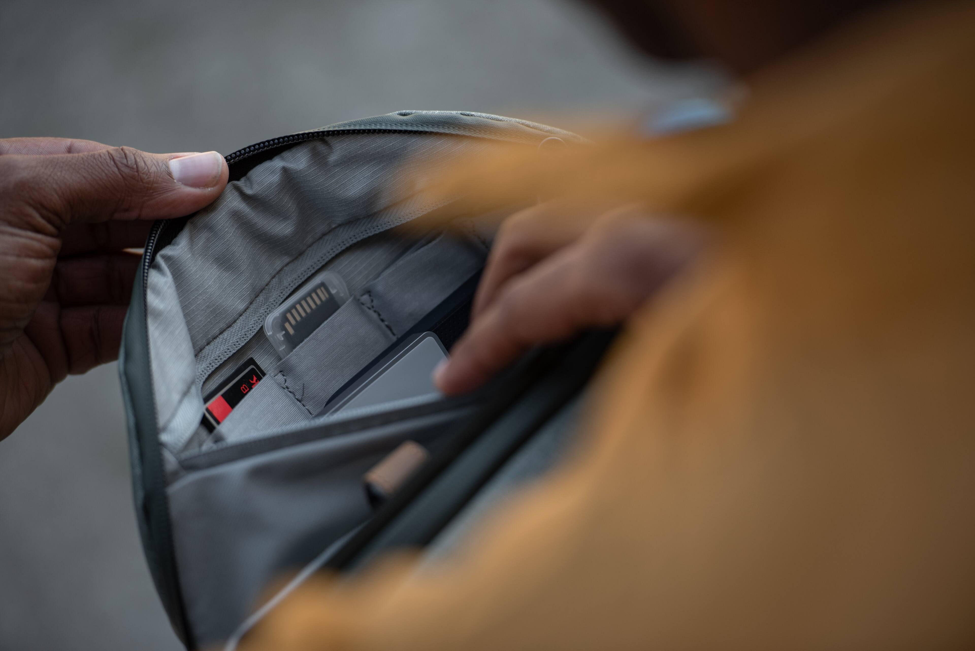 Alt View 23. Peak Design - Travel Backpack 30L - Sage.