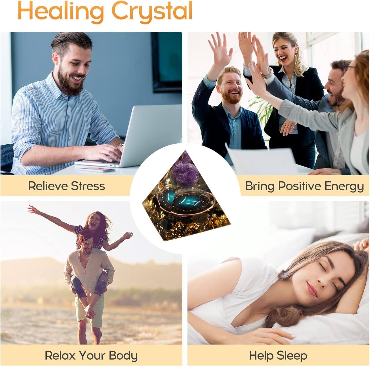 Healing Crystal

- Relieve Stress
- Bring Positive Energy
- Relax Your Body
- Help Sleep