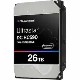 Western Digital - Ultrastar DC HC500 WUH722626AL5204 26 TB Hard Drive - 3.5" Internal - SAS - Conventional Magnetic