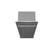 Alt View 1. Forno Appliances - Maderno 13.6 Cu. Ft. Built-In Convertible Refrigerator/Freezer with Decorative Grill and Right Swing Door - Stainless Steel.