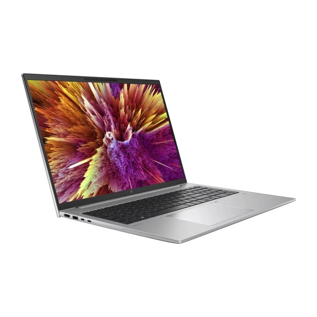 Angle. HP - HP Zbook Firefly 16 G11 16" Laptop Intel Ultra 7 165H 32GB 1TB SSD Windows 11 Pro - Silver.