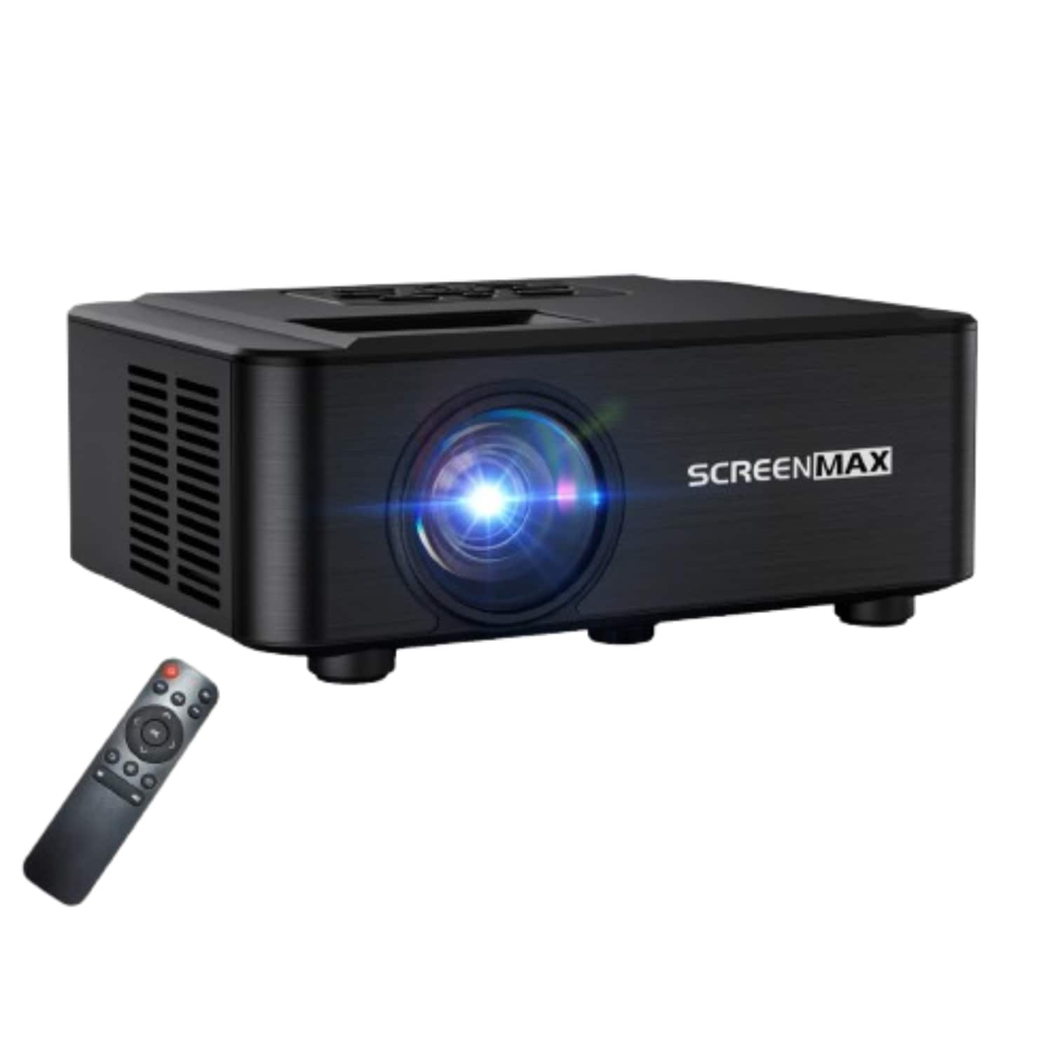 Stock Preferred - 4K Projector 50000LMS Native 1080P Full HD Projector with 5G WiFi 6 M1256 - Black