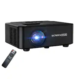 Stock Preferred - 4K Projector 50000LMS Native 1080P Full HD Projector with 5G WiFi 6 M1256 - Black