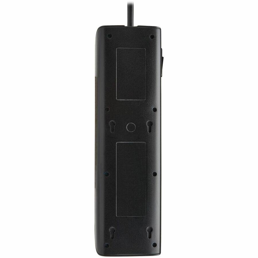 Alt View 3. Tripp Lite - Tripp Lite series Protect It! TLP86B 8-Outlets Surge Suppressor/Protector - Household Electronic, Computer, Printer - Black.