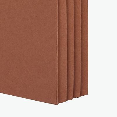 Alt View 3. Pendaflex - 30% Recycled Reinforced File Pocket, 3 1/2" Expansion, Legal Size, Brown, 25/Box - Brown.