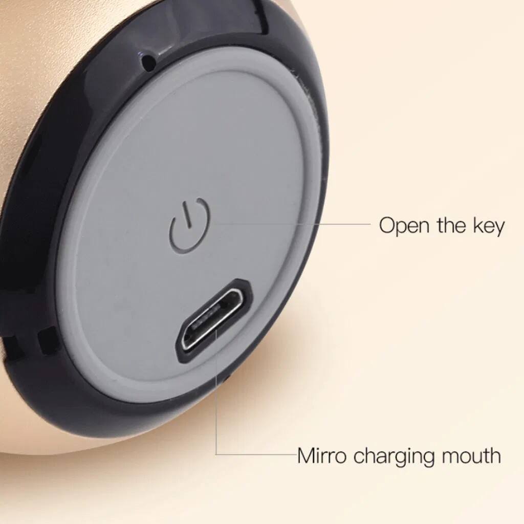 Open the key  
Mirro charging mouth
