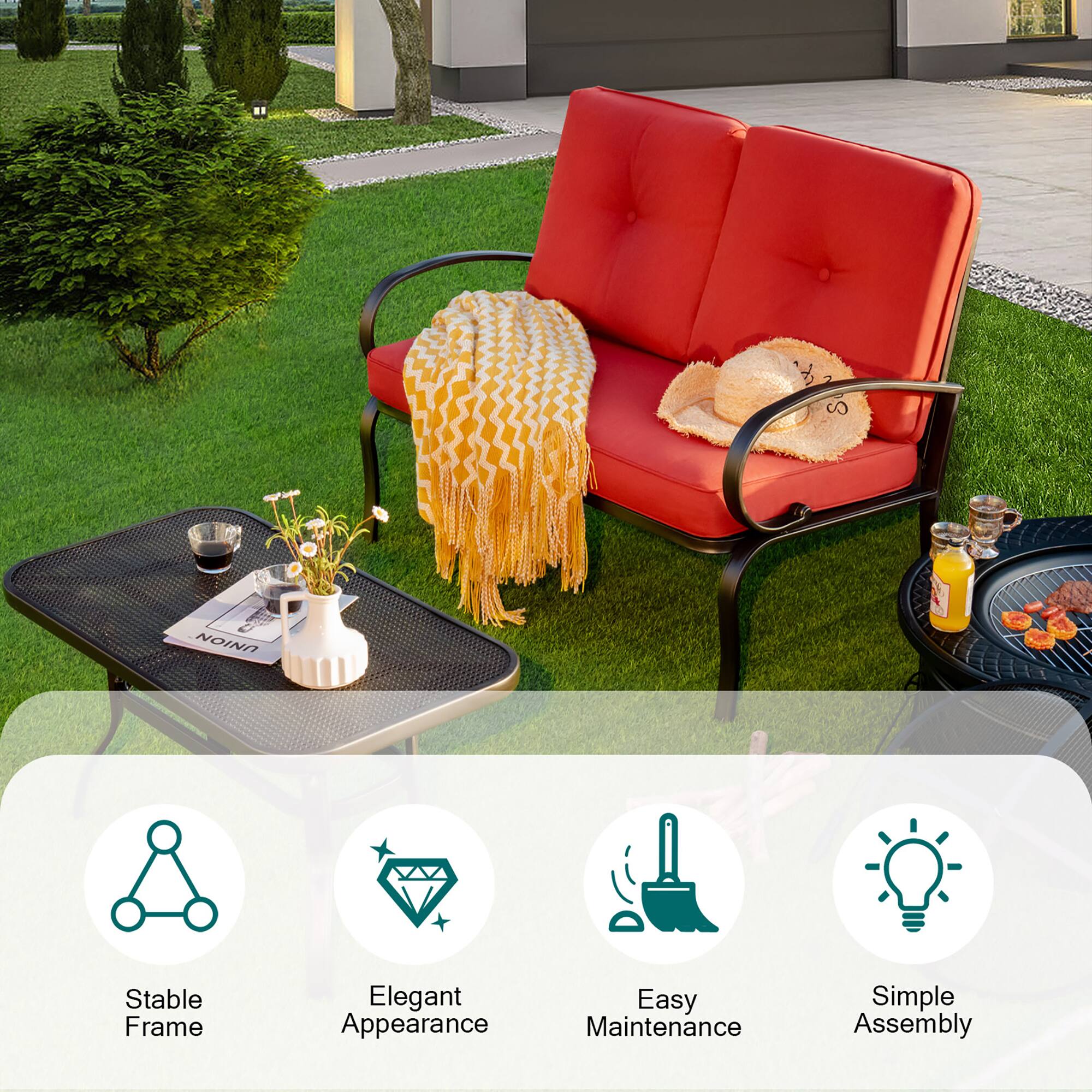 S - Stable Frame Elegant Appearance Easy Maintenance Simple Assembly