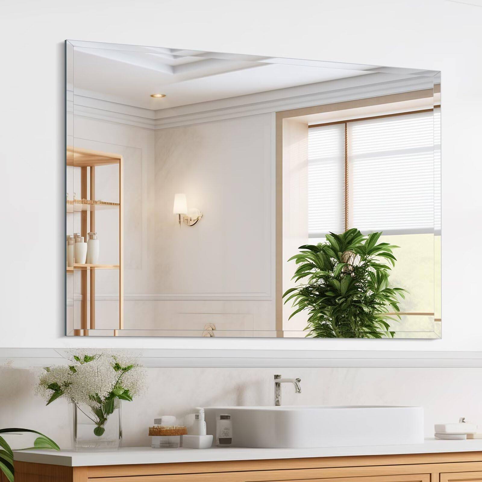 Frameless Rectangle Mirror-24x30in