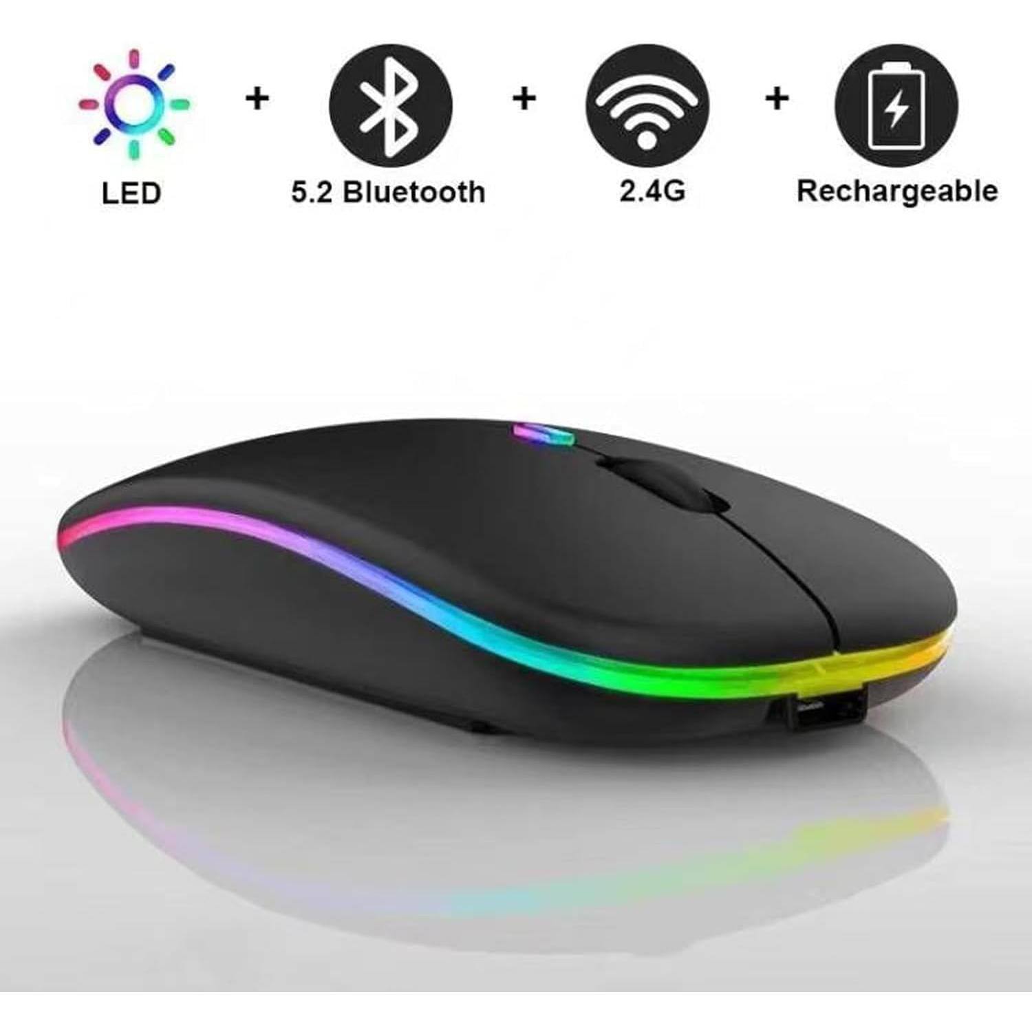 LED  
5.2 Bluetooth  
2.4G  
Rechargeable