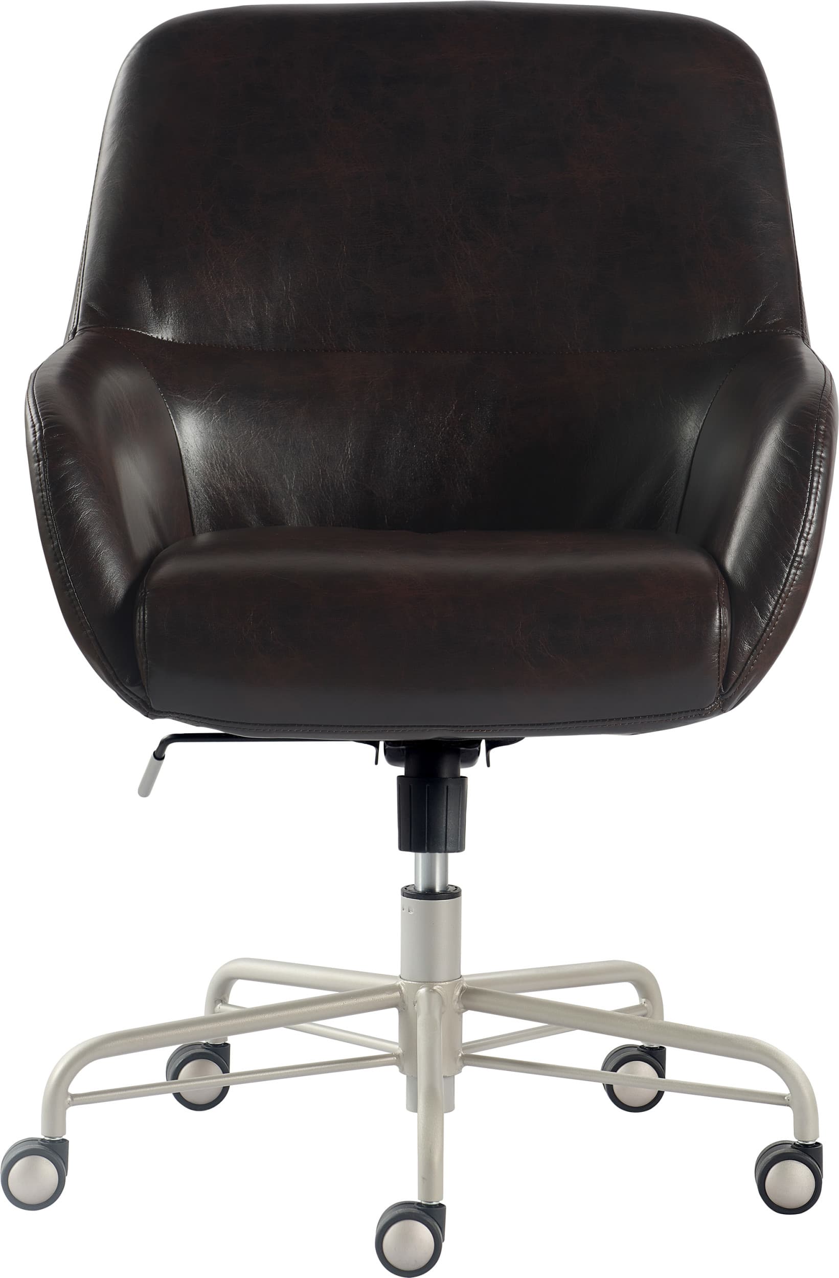 Alt View 14. Tommy Hilfiger - Forester Modern Bonded Leather Office Chair - Dark Brown.