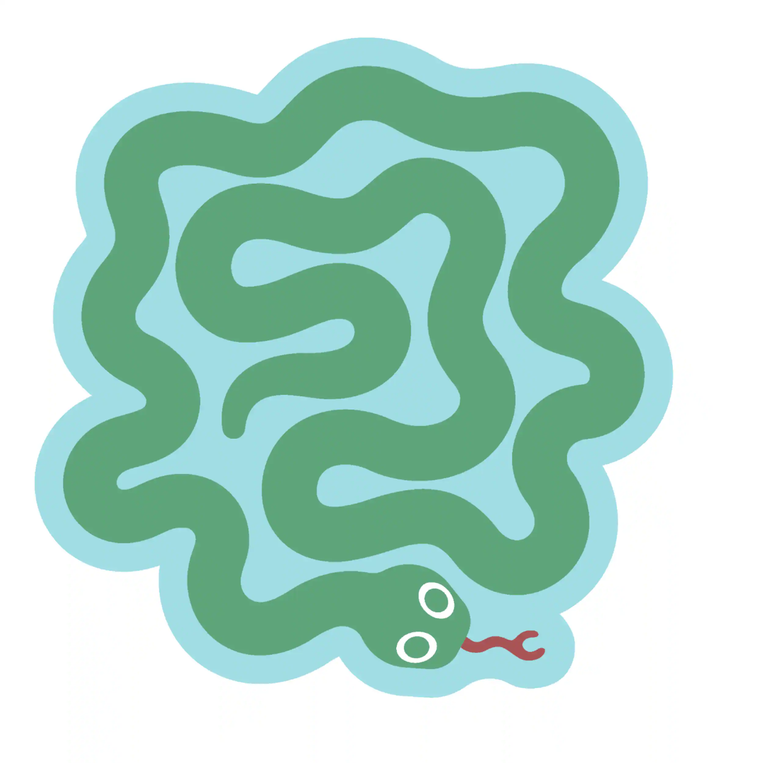 Left. Lanyspace - 6'x6' Area Rug, Washable Rugs, Non-Slip and Tear-Resistant Soft Carpet, Spiral Snake Design Rug (Green) - Multicolor.