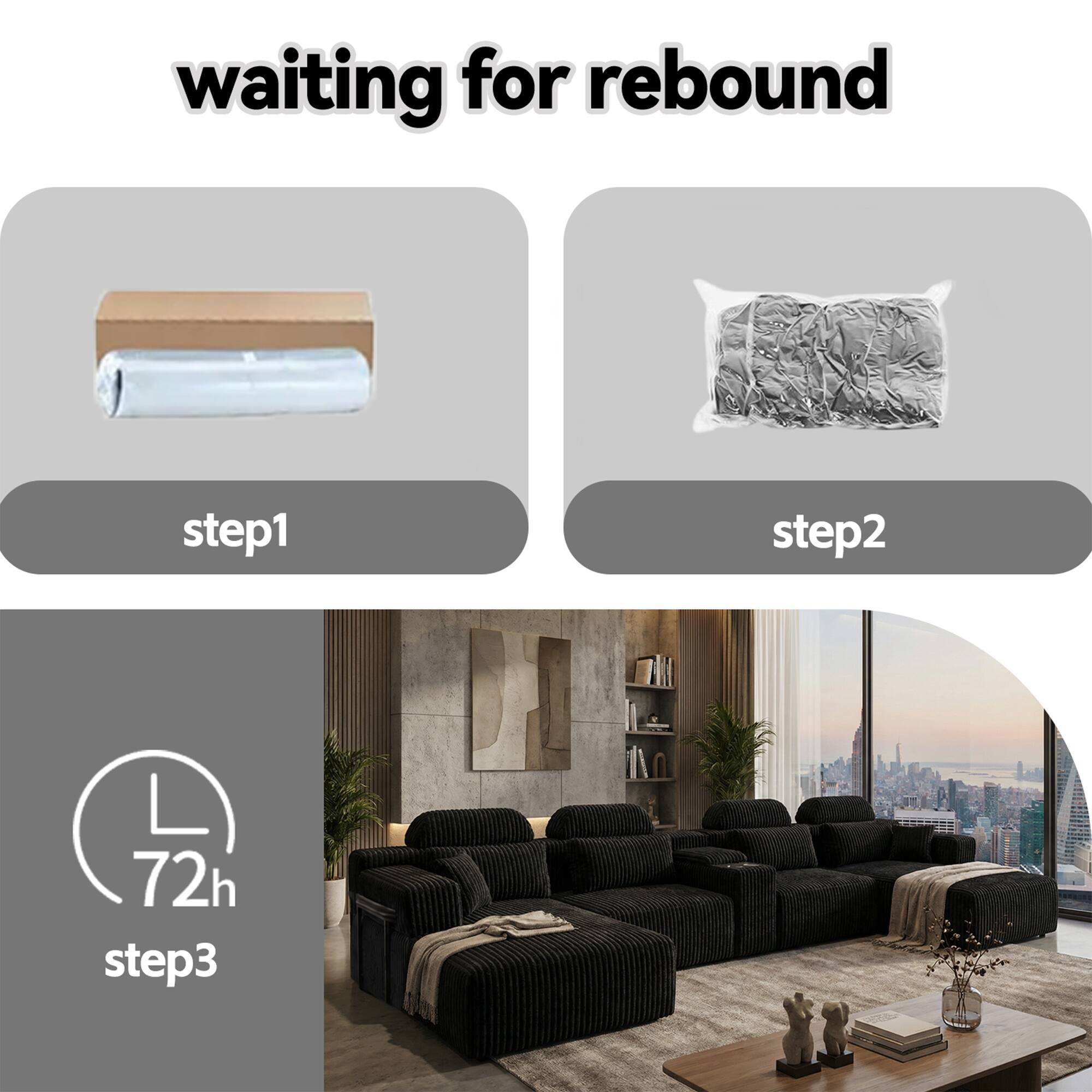 waiting for rebound  
step1  
step2  
L 72h  
step3