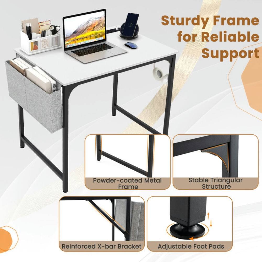 Sturdy Frame for Reliable Support  
- Powder-coated Metal Frame  
- Stable Triangular Structure  
- Reinforced X-bar Bracket  
- Adjustable Foot Pads