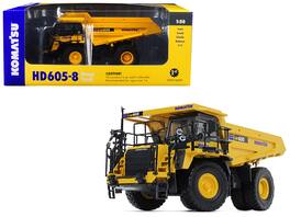 Komatsu HD605-8 Dump Truck 1/50 Diecast Model by First Gear - Yellow