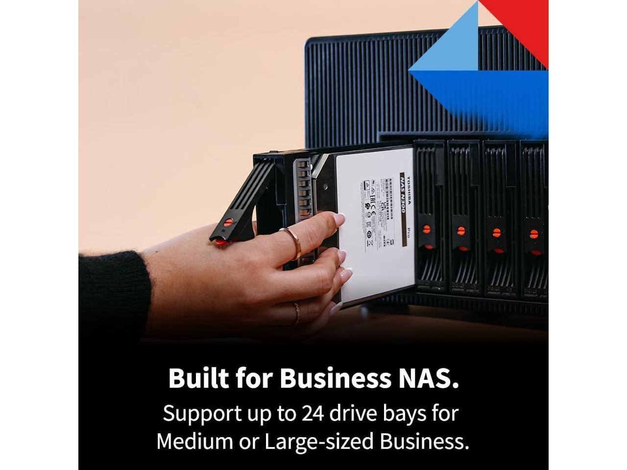 C & ERIC WOROK  
cu NAS TOSHIBA  
Built for Business NAS.  
Support up to 24 drive bays for Medium or Large-sized Business.