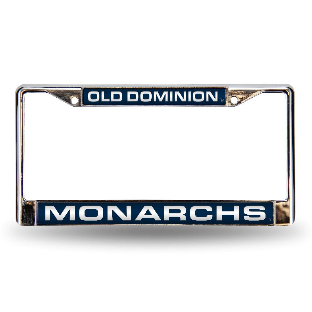 Old Dominion Monarchs Chrome Metal Laser Cut License Plate Frame