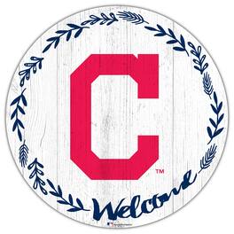 Fan Creations - Cleveland Indians 12" Welcome Circle Sign - Multicolor