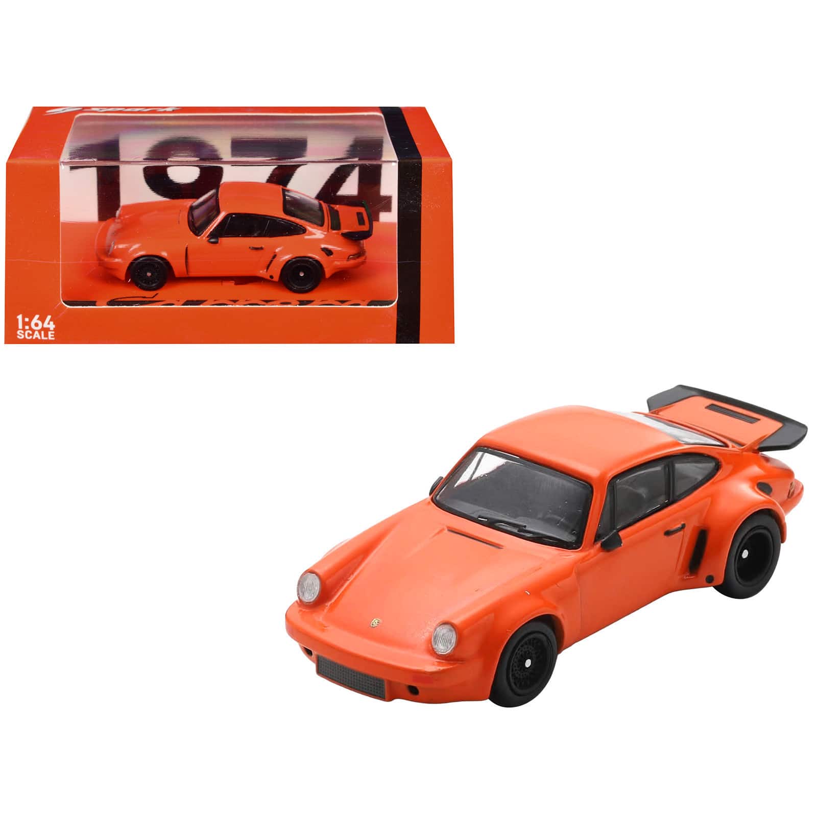 1974 Porsche 911 Carrera RSR 3.0 Orange 1/64 Model Car by Spark price history on PriceWatchPro