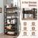 6-Tier Storage Shelves: 1 Tier - 1 Shelf - 4 Hanging Hooks - Books - Storage Box - Photo Frame - Aromatherapy - Potted Plants - Decorations