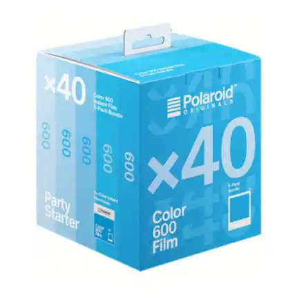 Polaroid Originals
x40
Color 600 Film
5-Pack Bundle
Party Starter
x40
Color 600 Film